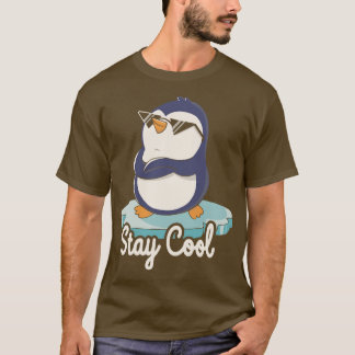Coole Funny Pinguin von Tobe Fonseca bleibe T-Shirt