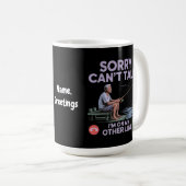 Coole Funny Vater Fishing Perfektes Geschenk Kaffeetasse (VorderseiteRechts)