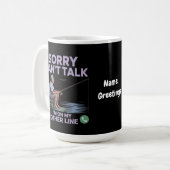 Coole Funny Vater Fishing Perfektes Geschenk Kaffeetasse (Vorderseite Links)