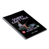 Coole Funny Vater Fishing Perfektes Geschenk Notizblock (Rechte Seite)