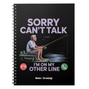 Coole Funny Vater Fishing Perfektes Geschenk Notizblock