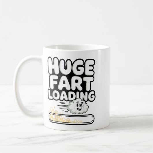 Coole Furz Kostüme für Männer Witzbold Kaffeetasse (Links)