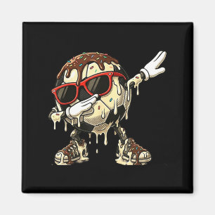Coole Fußball-Eiscreme-Dab-Tanz-Funny-Melting-Spor Magnet