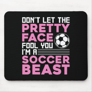 Coole Fußball für Frauen Teenager Mädchen Fußball Mousepad