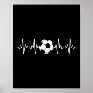 Coole Fußball-Kunst für Männer Frauen Fußball-Fan Poster