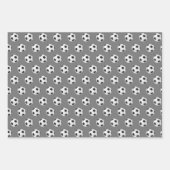 coole Fußball-Liebhaber mit Fliesenmuster Geschenkpapier Set (Vorderseite 2)