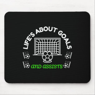 Coole Fußball-Mentalität Das Leben dreht sich um T Mousepad