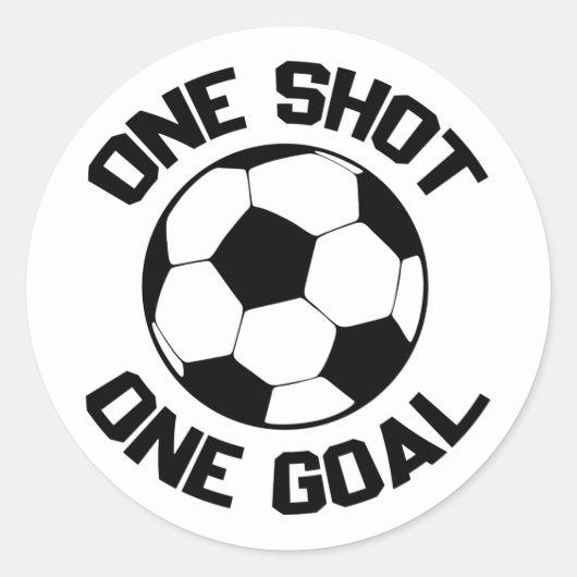 coole Fußball-Sportart Runder Aufkleber (Vorderseite)