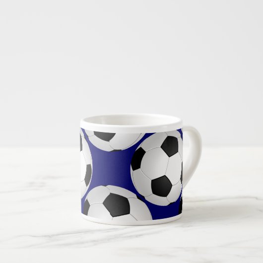 coole Fußball-Tasse Espressotasse (Vorderseite Rechts)