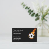 Coole Fußball-Themenkarten Visitenkarte (Stehend Vorderseite)