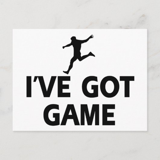 coole Fußballdesigns Postkarte (Vorderseite)