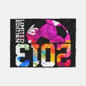 Coole Fußballdesigns und -outfits 12. Geburtstag M Fleecedecke (Vorderseite (Horizontal))