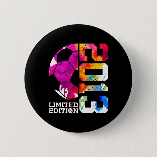 Coole Fußballdesigns und Outfits 12. Geburtstag Mä Button (Vorderseite)