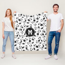 coole Fußbälle Muster Jungen Mädchen Sportdekorati