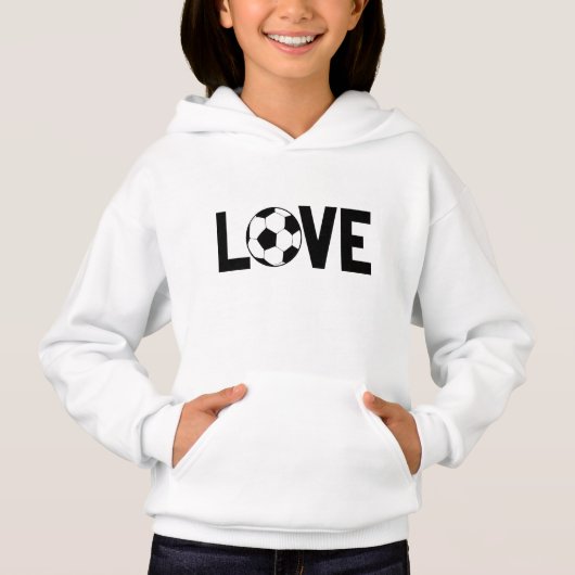 coole Fußballfans Sportart Hoodie (Vorderseite)
