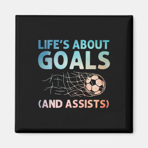 Coole Fußballkunst für Männer Frauen Fußballfans F Magnet