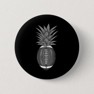 Coole Fußbyll-Ananas Lustiger Kick-Byll-Fan Athlet Button