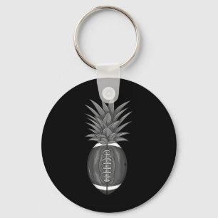 Coole Fußbyll-Ananas Lustiger Kick-Byll-Fan Athlet Schlüsselanhänger