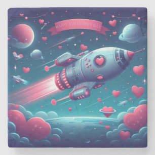 Coole/futuristische Raumschifffahrt Steinuntersetzer