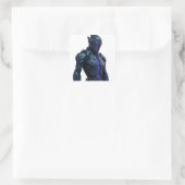 Coole futuristische Roboterkonstruktion von hoher Quadratischer Aufkleber (Tasche)