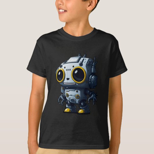 Coole futuristische Roboterkonstruktion von hoher T-Shirt (Vorderseite)
