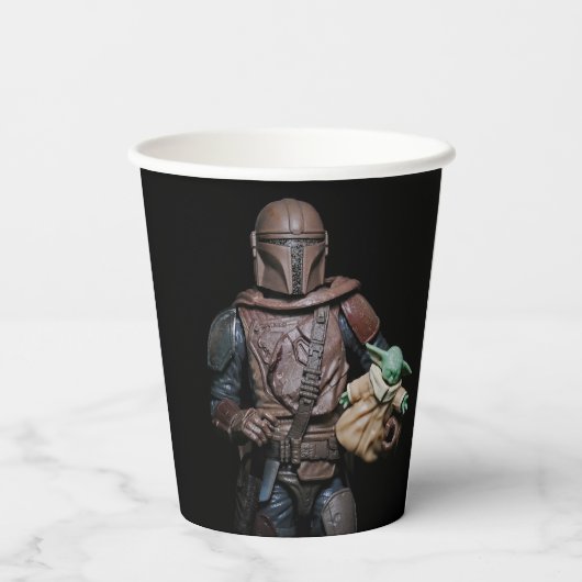 Coole Galactic Bounty Hunter Party Paper Teller Pappbecher (Rückseite)