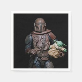 Coole Galactic Bounty Hunter Party Paper Teller Serviette