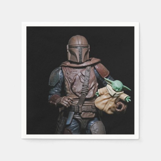 Coole Galactic Bounty Hunter Party Paper Teller Serviette (Vorderseite)