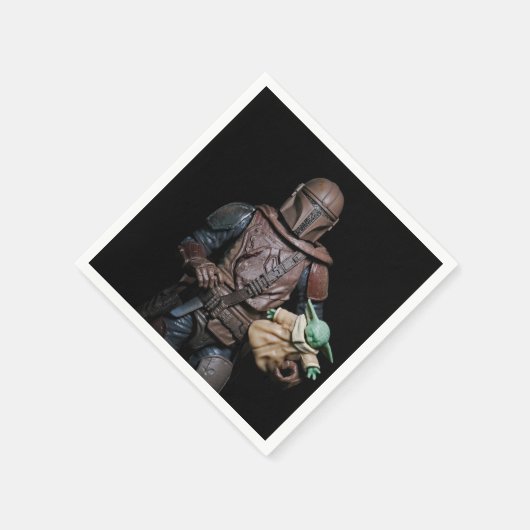 Coole Galactic Bounty Hunter Party Paper Teller Serviette (Ecke)