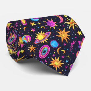 Coole Galaxie-Diskothek Krawatte