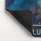 Coole Galaxie Weltraumbahnhöfe Mousepad (Ecke)
