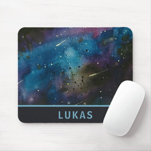 Coole Galaxie Weltraumbahnhöfe Mousepad (Mit Mouse)