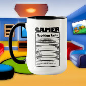 coole Gamer-Spaß-Fakten Tasse