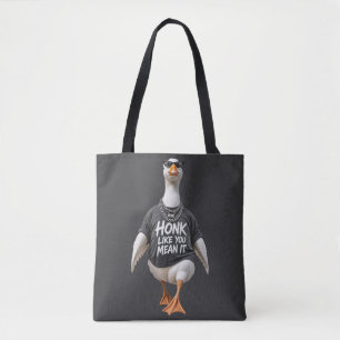 Coole Gans mit Sonnenbrille Tasche