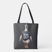 Coole Gans mit Sonnenbrille Tasche (Rückseite)