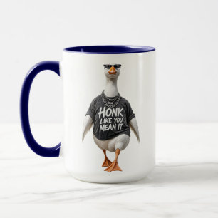 Coole Gans mit Sonnenbrille Tasse