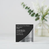 Coole Garagentore Quadratische Visitenkarte (Stehend Vorderseite)