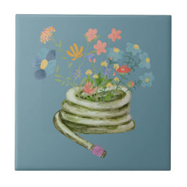 Coole Gartendarstellung Einzigartig bläulich Fliese