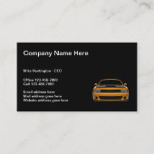 Coole Gebrauchtwagen Händler Einfache Visitenkarte (Vorderseite)