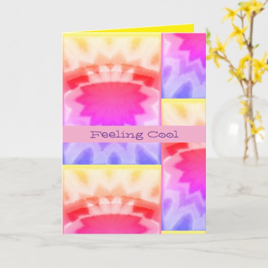 Coole Geburtstagskarte Karte (Gelbe Blume)