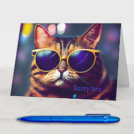 Coole Geburtstagskaterkarte Karte