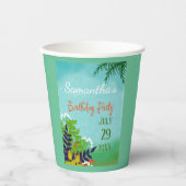 Coole Geburtstagsparty Frische Gartenanlage Pappbecher (Vorderseite)