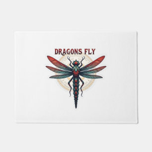 Coole gedrehte Steampunkdragonfly - Drachen fliege Fußmatte