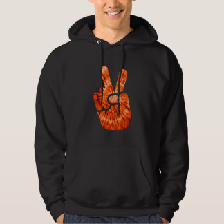 Coole Gefärbte Krawatte für Frieden Orange Anti-Bu Hoodie