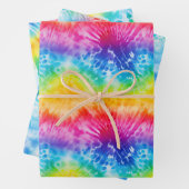 Coole Gefärbte Krawatte Geschenkpapier Set (Beispiel)