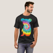 Coole Gefärbte Krawatte Koala Rainbow Print Animal T-Shirt (Vorne ganz)