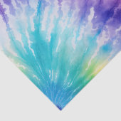 Coole Gefärbte Krawatte Sun Burst Seidenpapier (Detail)