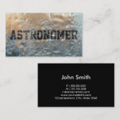 Coole gefrorene Eis-Astronomen-Geschäfts-Karte Visitenkarte (Vorne/Hinten)