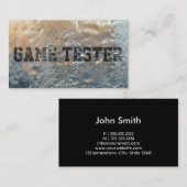 Coole gefrorene Eis-Spiel-Prüfungs-Geschäfts-Karte Visitenkarte (Vorne/Hinten)