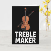 Coole Geigenkunst für Männer Frauen Geiger Violine Karte (Gelbe Blume)